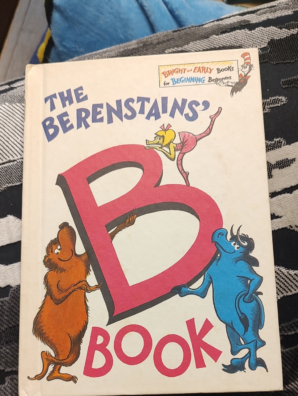 The Berenstains' B Book - White Cover with Pink & Blue Art